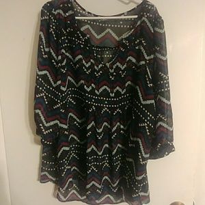 3 four $15. Eyeshadow tunic.  EUC.